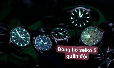 Top 8 đồng hồ Seiko 5 quân đội chính hãng thời thượng nhất