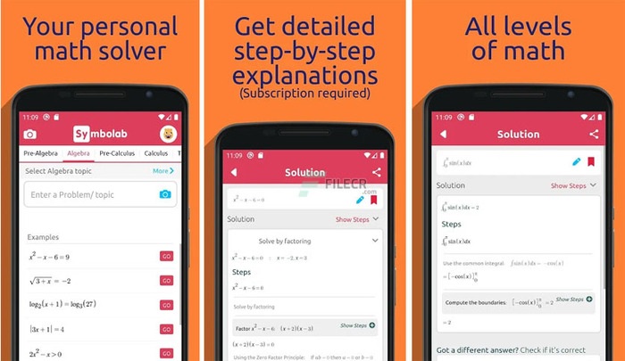 App giải toán Symbolab Math Solver & Helper
